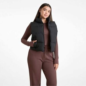 nuuds Black Puffer Vest